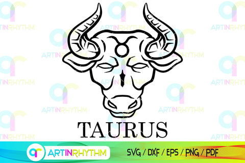 Taurus zodiac sign svg SVG Artinrhythm shop 