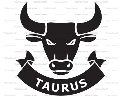 Taurus zodiac sign SVG TribaliumArtSF 
