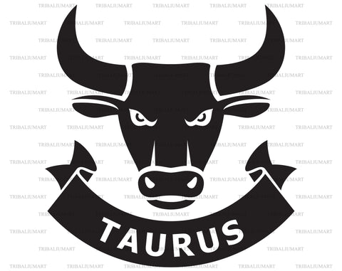 Taurus zodiac sign SVG TribaliumArtSF 