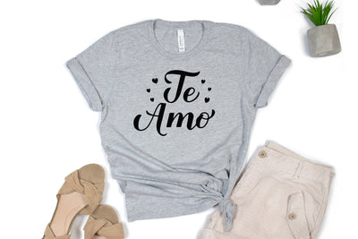 Te Amo calligraphy hand lettering. I Love You in Spanish SVG LaBelezoka 