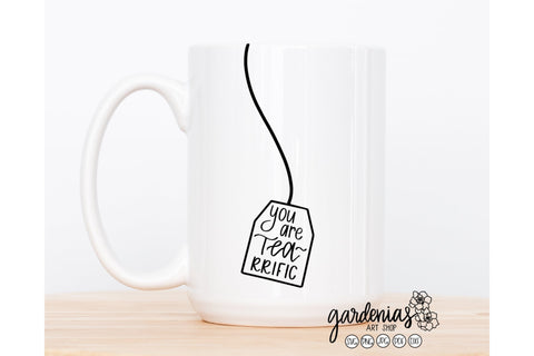 Tea Bag Bundle - Play on Words SVG Gardenias Art Shop 