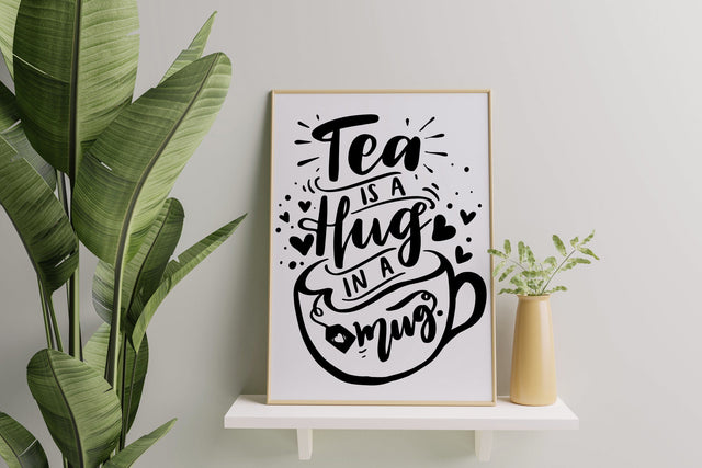 Tea Is A Hug In A Mug SVG dapiyupi store 