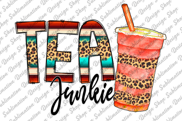 Tea Junkie Png, Summer Png, Loaded Tea Png, Western Design, Tea Design Png, Watermelon, Tea Png, Sublimation Designs, Digital Download Sublimation SublimationDesignShop 