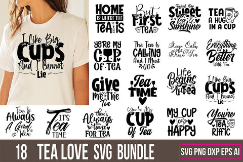 Tea lover SVG bundle SVG nirmal108roy 