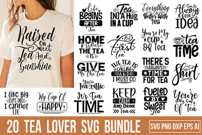 Tea Lover SVG Bundle SVG nirmal108roy 