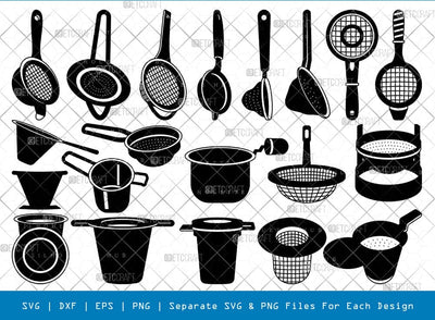 Tea Strainer Silhouette Svg Cricut Cut Files Png Bundle, SB01023 SVG ETC Craft 