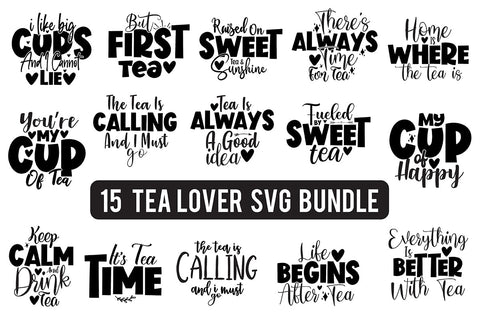 Tea SVG Design Bundle SVG orpitasn 