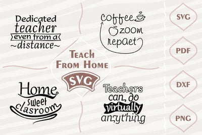 Teach from home - SVG bundle SVG Digital Mojito 