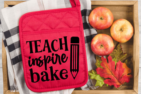 Teach inspire bake SVG Design SVG Regulrcrative 