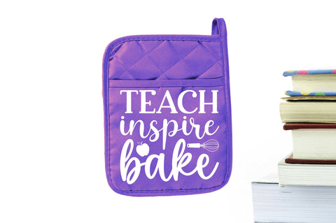 Teach inspire bake SVG SVG Regulrcrative 