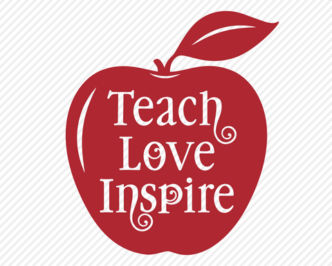 Teach Love Inspire | School SVG SVG Texas Southern Cuts 