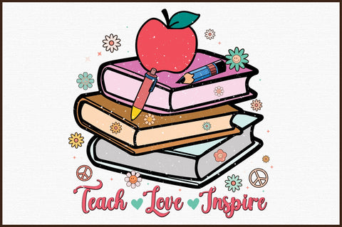 Teach Love Inspire Sublimation Sublimation designartist 