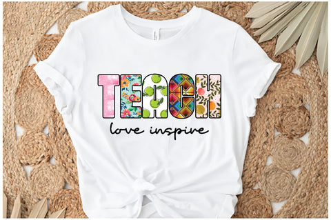 Teach Love Inspire Sublimation Sublimation Jagonath Roy 