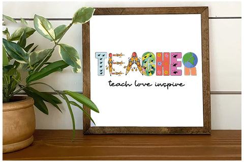 Teach Love Inspire Sublimation Sublimation Jagonath Roy 