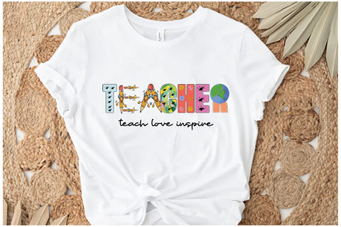 Teach Love Inspire Sublimation Sublimation Jagonath Roy 