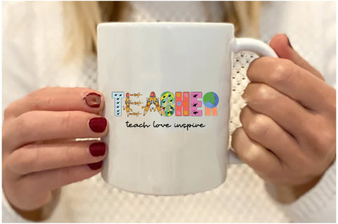 Teach Love Inspire Sublimation Sublimation Jagonath Roy 