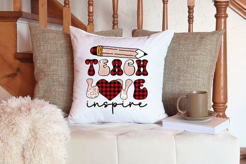 Teach Love Inspire Sublimation Sublimation Rupkotha 