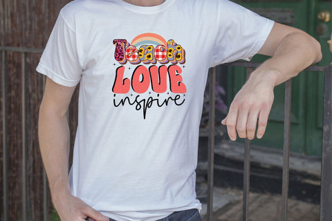 Teach Love Inspire Sublimation SVGArt 