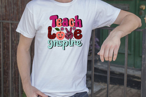 Teach Love Inspire Sublimation SVGArt 