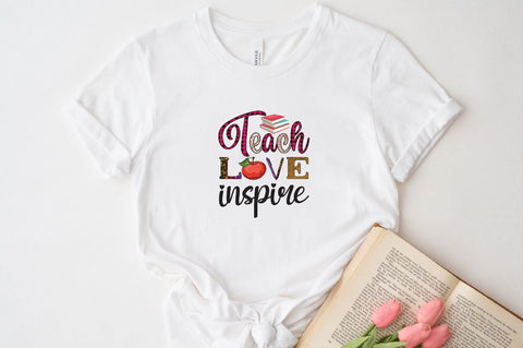 Teach Love Inspire Sublimation SVGArt 
