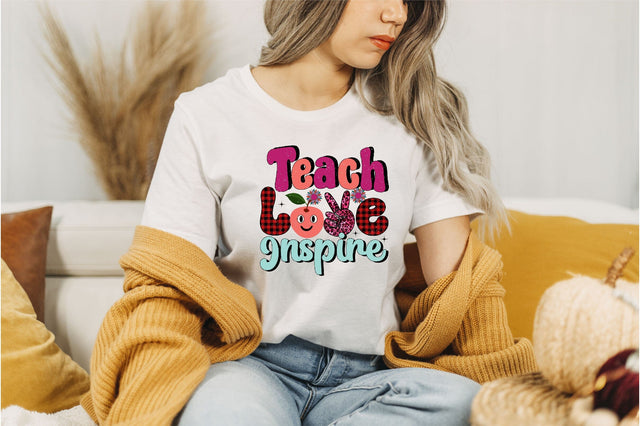 Teach Love Inspire Sublimation SVGArt 
