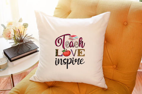 Teach Love Inspire Sublimation SVGArt 