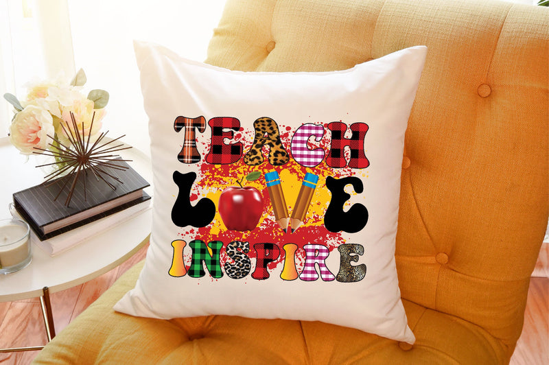 Teach Love Inspire Sublimation SVGArt 