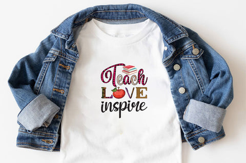 Teach Love Inspire Sublimation SVGArt 