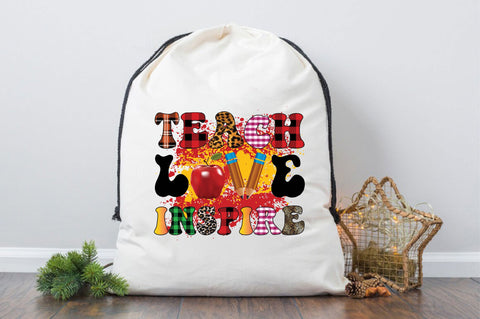Teach Love Inspire Sublimation SVGArt 