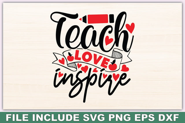 Teach Love Inspire SVG Ariyan 