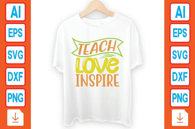 Teach Love Inspire SVG Craftlabsvg24 