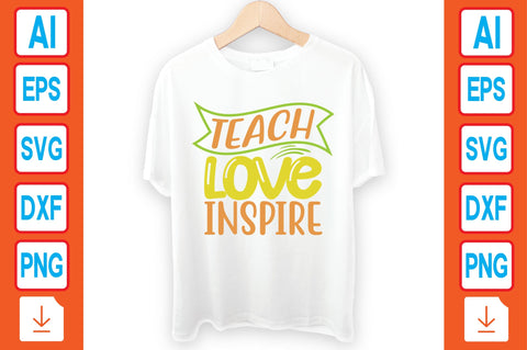 Teach Love Inspire SVG Craftlabsvg24 
