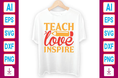 Teach Love Inspire SVG Craftlabsvg24 