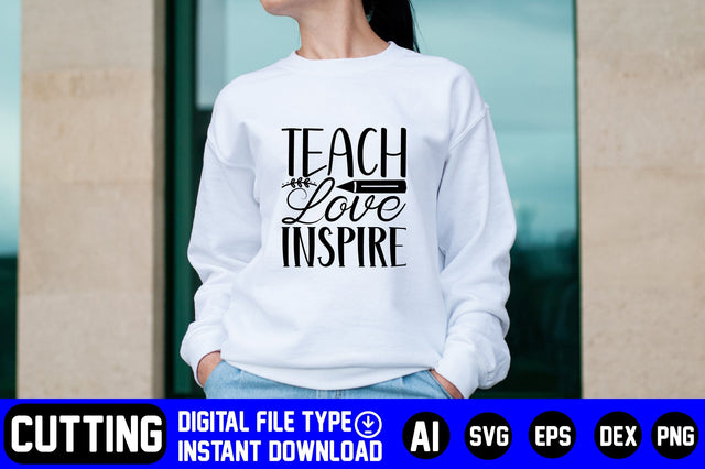 Teach Love Inspire SVG CraftlabSvg29 