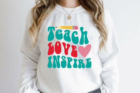 Teach Love Inspire SVG Cricut Files SVG Rupkotha 