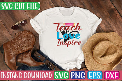 Teach Love Inspire SVG Cut File SVG Studio Innate 