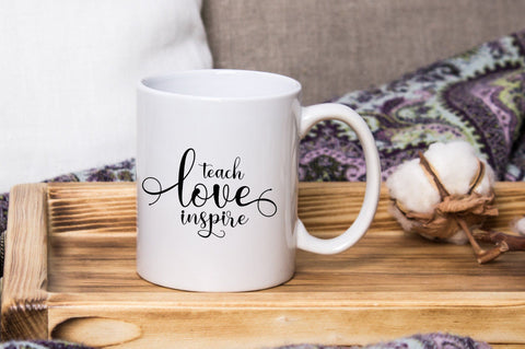 Teach Love Inspire SVG Design SVG futivesvg 