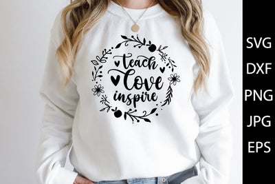 Teach love inspire SVG md faruk hossain 