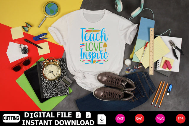 Teach Love Inspire SVG Shahin alam 
