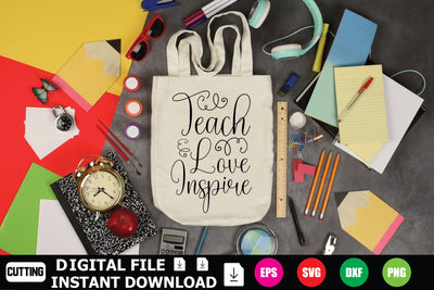 Teach Love Inspire SVG Shahin alam 
