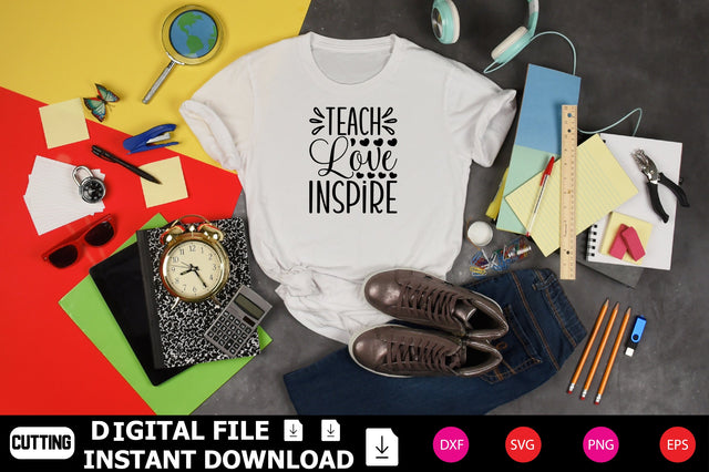 Teach Love Inspire SVG Shahin alam 