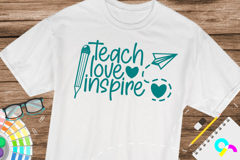teach love inspire svg SVG Artinrhythm shop 
