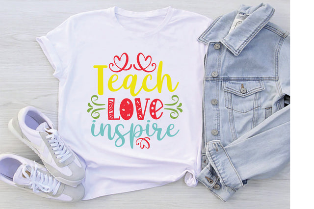Teach Love Inspire SVG SVG Creativeart88 