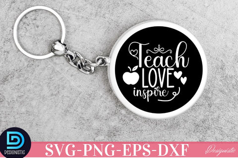 Teach love inspire SVG SVG DESIGNISTIC 