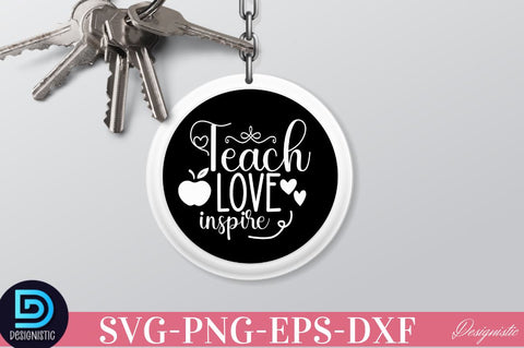 Teach love inspire SVG SVG DESIGNISTIC 