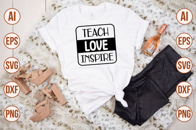 Teach Love Inspire svg SVG orpitasn 