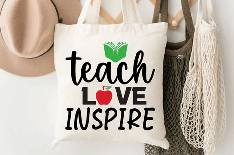 Teach love inspire SVG SVG Regulrcrative 