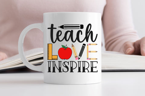 Teach love inspire SVG SVG Regulrcrative 