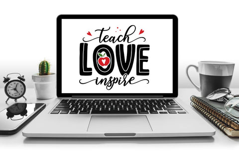 Teach love inspire SVG SVG Regulrcrative 