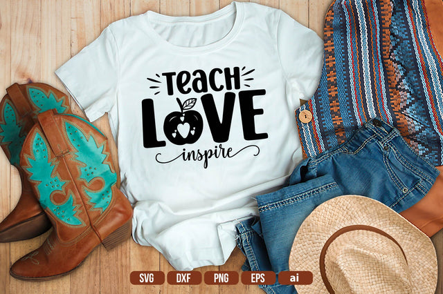Teach Love Inspire SVG SVG shah alam 